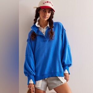 NWT💙Free People We the Free Henley Camden Lake Victoria Large